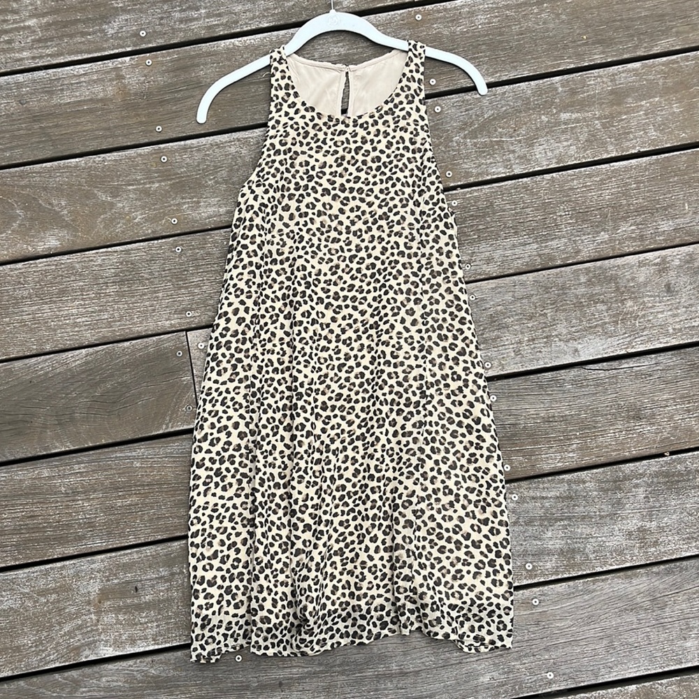 Animal-print, above the knee dress